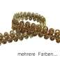 Preview: Lurexborte 8mm altgold paillettenshop