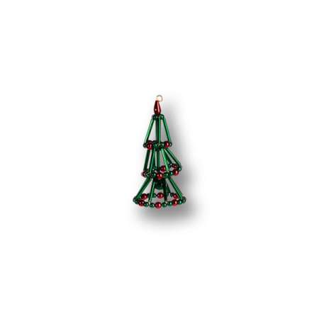 Bastelset  Perlen-Weihnachtsbaum mit Bastelanleitung und Perlen