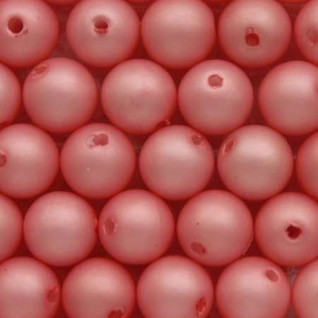 Wachsperlen 6mm rosa matt 0820-06084