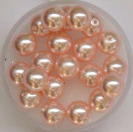 Renaissance Glaswachsperlen 8mm rose Wachsperlen Perlen Schmuckperlen