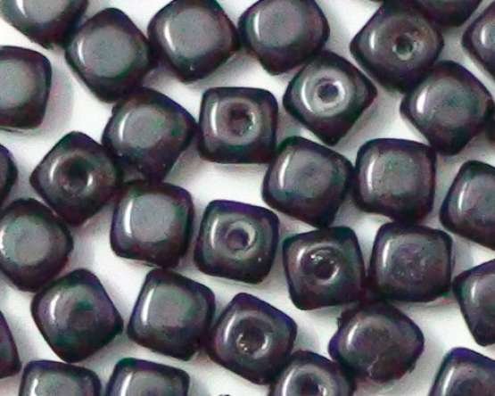 Renaissance-Würfel 4,5x5mm schwarz Wachsperlen Perlen Schmuckperlen