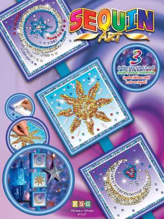 Sequin Art Seasons Paillettenbild Weltall 1511