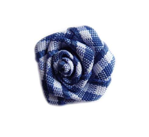 Karo-Rose royalblau