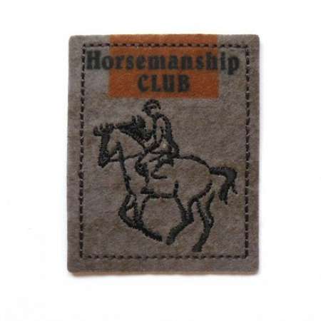 Stickmotiv "Horsemanship club" paillettenshop.de