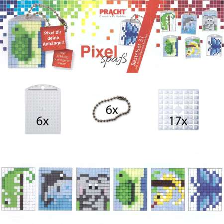 Pixel Spaß Bastel Set 31 Schlüsselanhänger 90069-63501