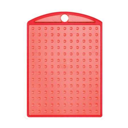 Pixel Medaillion Grundplatte rot 214001