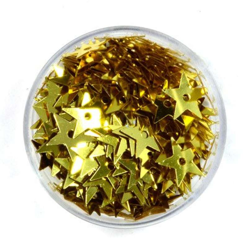 Stern Pailletten 10mm gold