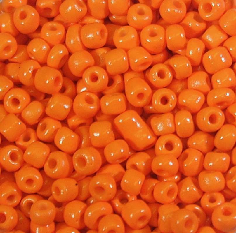 Rocailles 2mm opak orange