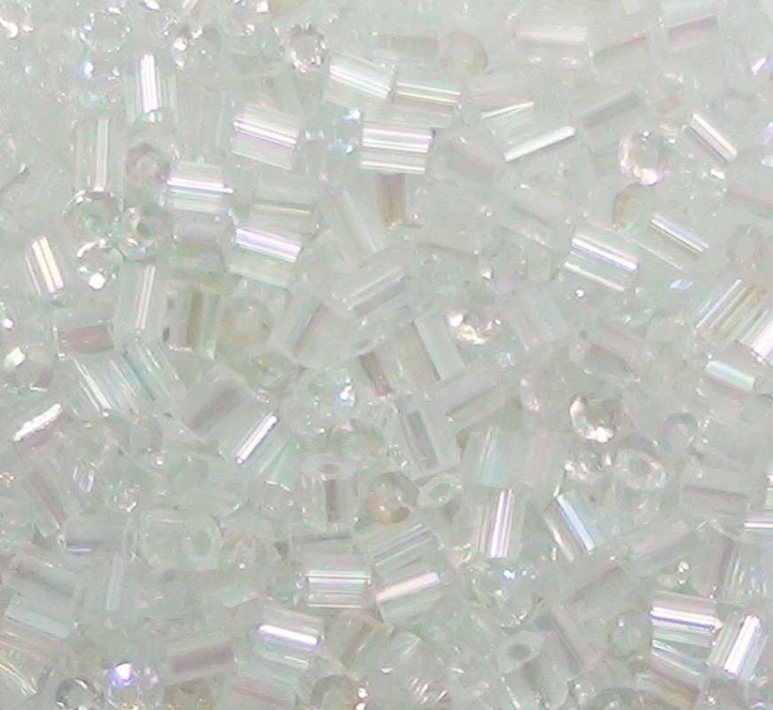 Glasstifte 2mm transparent irisierent kristall