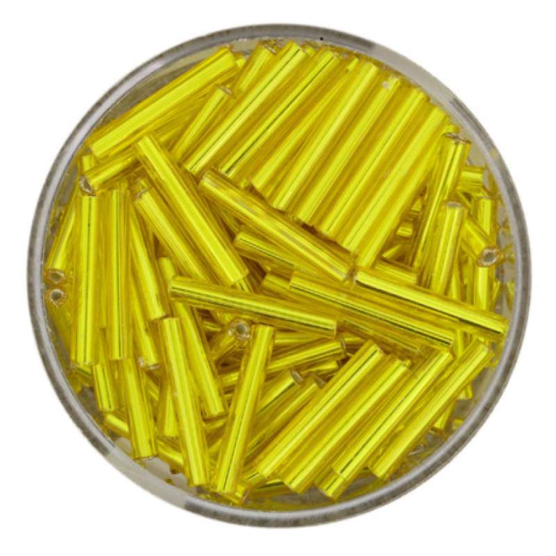 Glasstifte 15mm gelb 13g in Dose