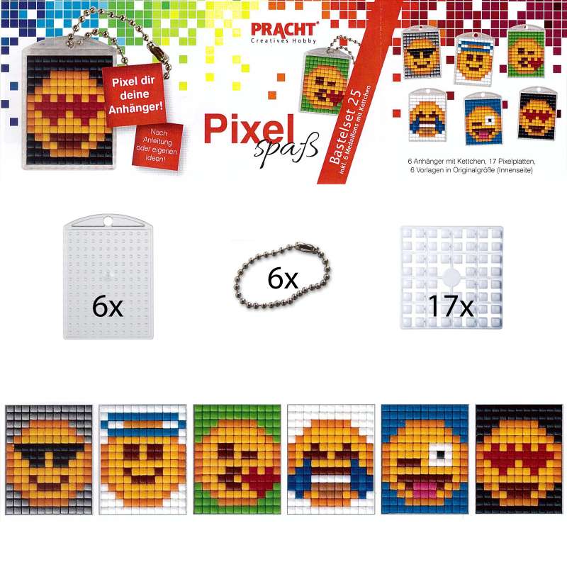 Pixel-Spass-25-Schluesselanhaenger-90046-63501