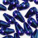 Metallic-Tropfen 6x3mm blau