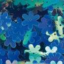 Pailletten Blume 15mm gemischt blau 0873-0771