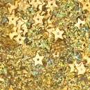 Pailletten Stern  8mm gold hologramm 0873-1293
