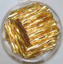Glasstifte twisted 20mm gold