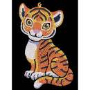 Sequin-Art Junior Paillettenbilder Tiger Tia KSG1413