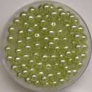 Renaissance Glaswachsperlen 6mm lindgrün Wachsperlen Perlen Schmuckperlen