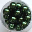 Renaissance Glaswachsperlen 12mm smaragd Wachsperlen Perlen Schmuckperlen