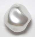 Renaissance-Perle 17mm schneeweiß Wachsperlen Perlen Schmuckperlen